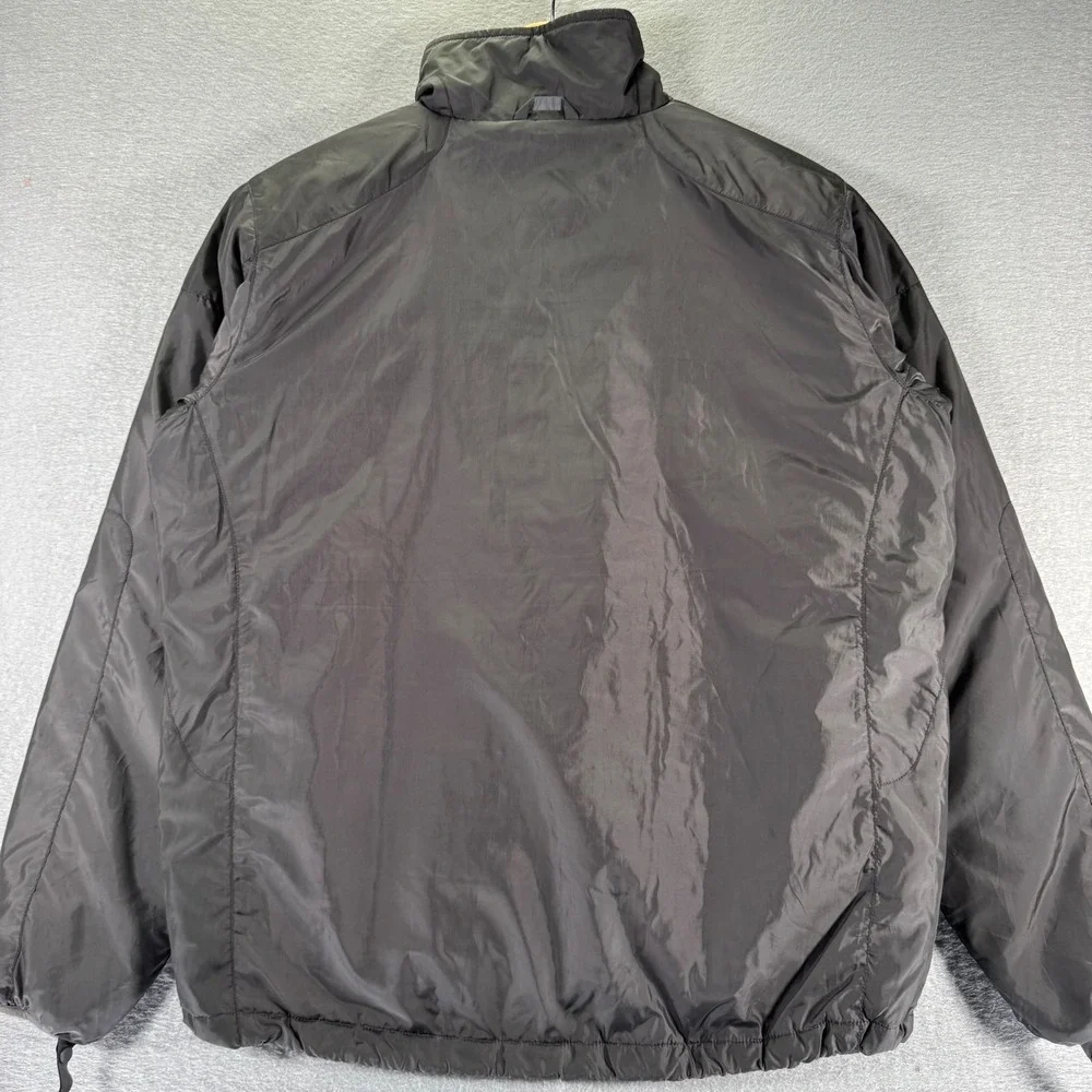 The North Face Jacket Mens M Full‎ Zip Fleece Lined Gray Lightweight Coat